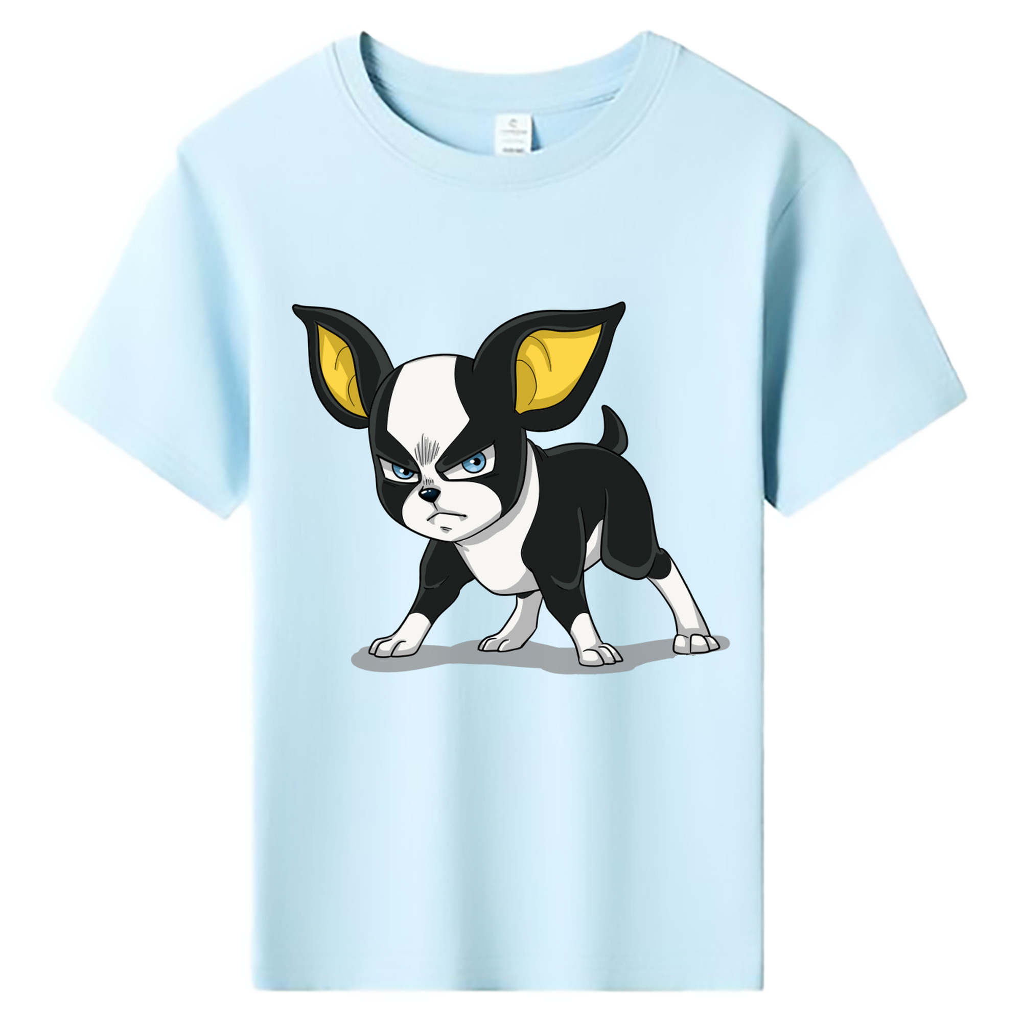 （画像用） ジョジョの奇妙な冒険 イギー JoJo's Bizarre Adventure Iggy 綿100％キッズTシャツ（フロントプリント）